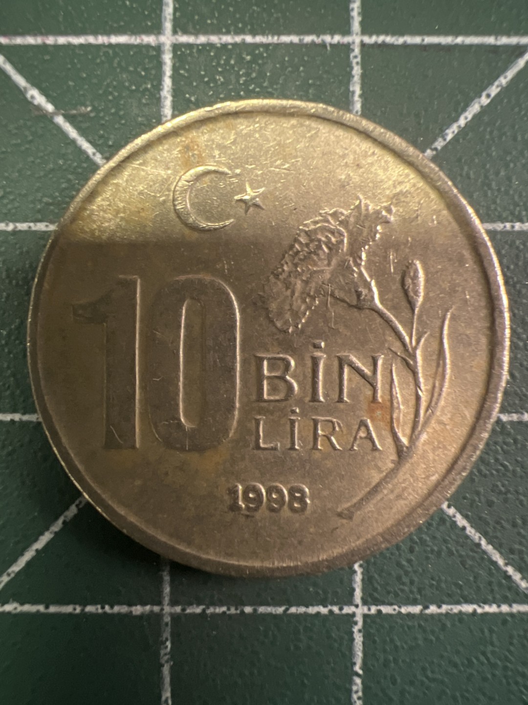 泡泡堂第305期  世界硬币 （无押金，捡漏，全场20包邮，偏远地区除外，接收代拍业务） 土耳其10bin里拉