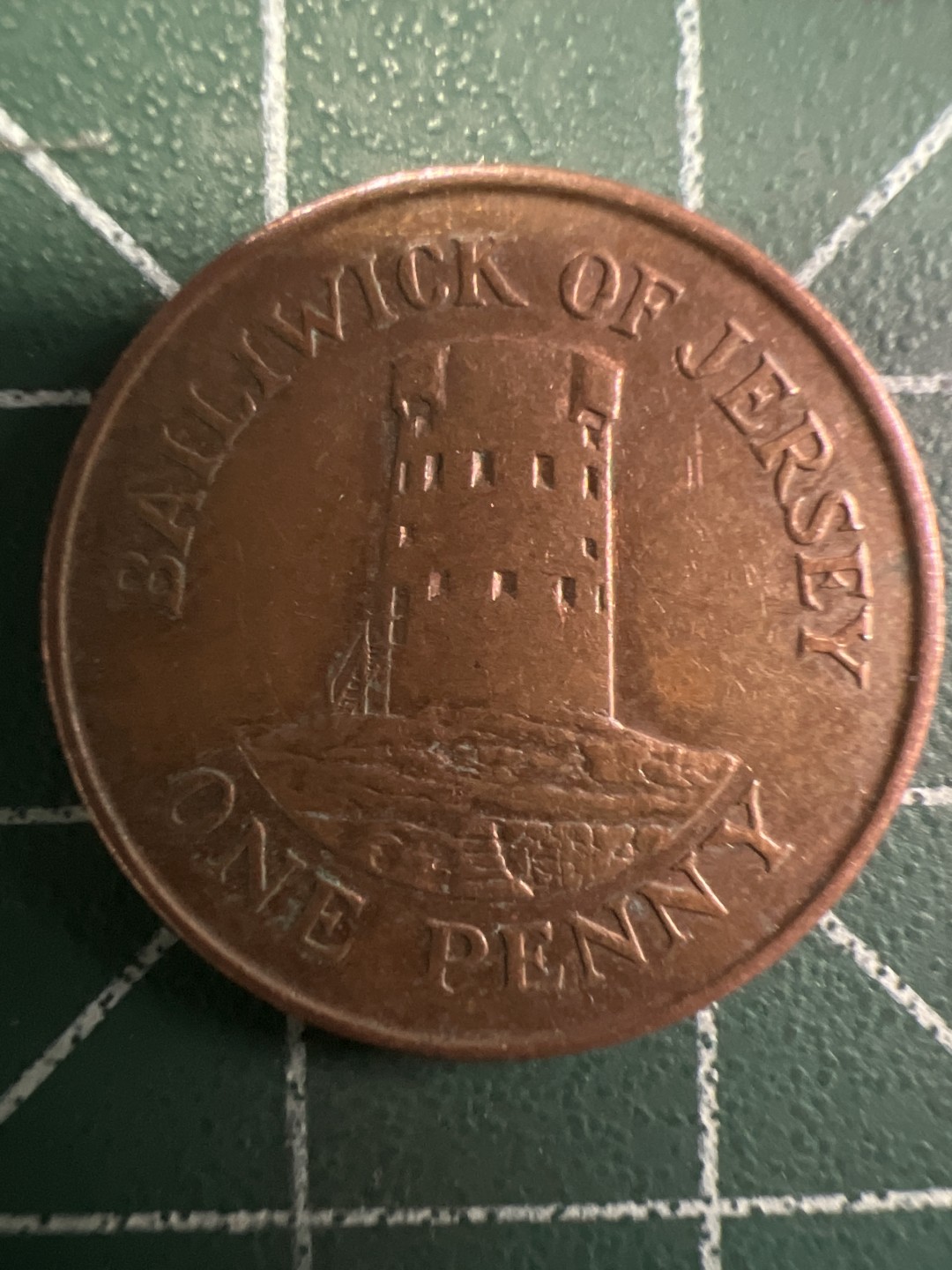 泡泡堂第305期  世界硬币 （无押金，捡漏，全场20包邮，偏远地区除外，接收代拍业务） 泽西岛一便士