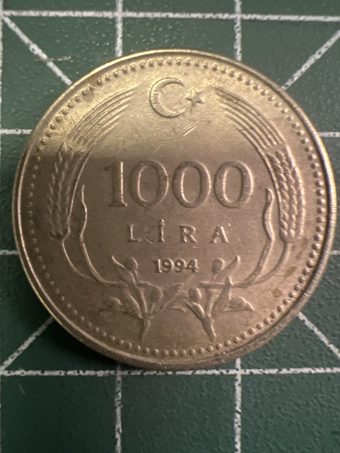 泡泡堂第305期  世界硬币 （无押金，捡漏，全场20包邮，偏远地区除外，接收代拍业务） 土耳其1000里拉