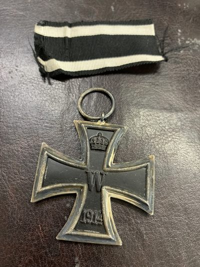 5月13德国勋章奖章第四期拍卖会 - 一战德二级铁十字勋章，厂标KO，边缘无开裂。