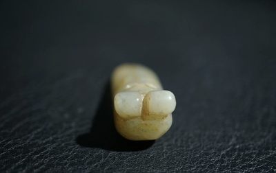 玉石翡翠玛瑙｜拍卖专场 明清工老和田玉玉蝉把件