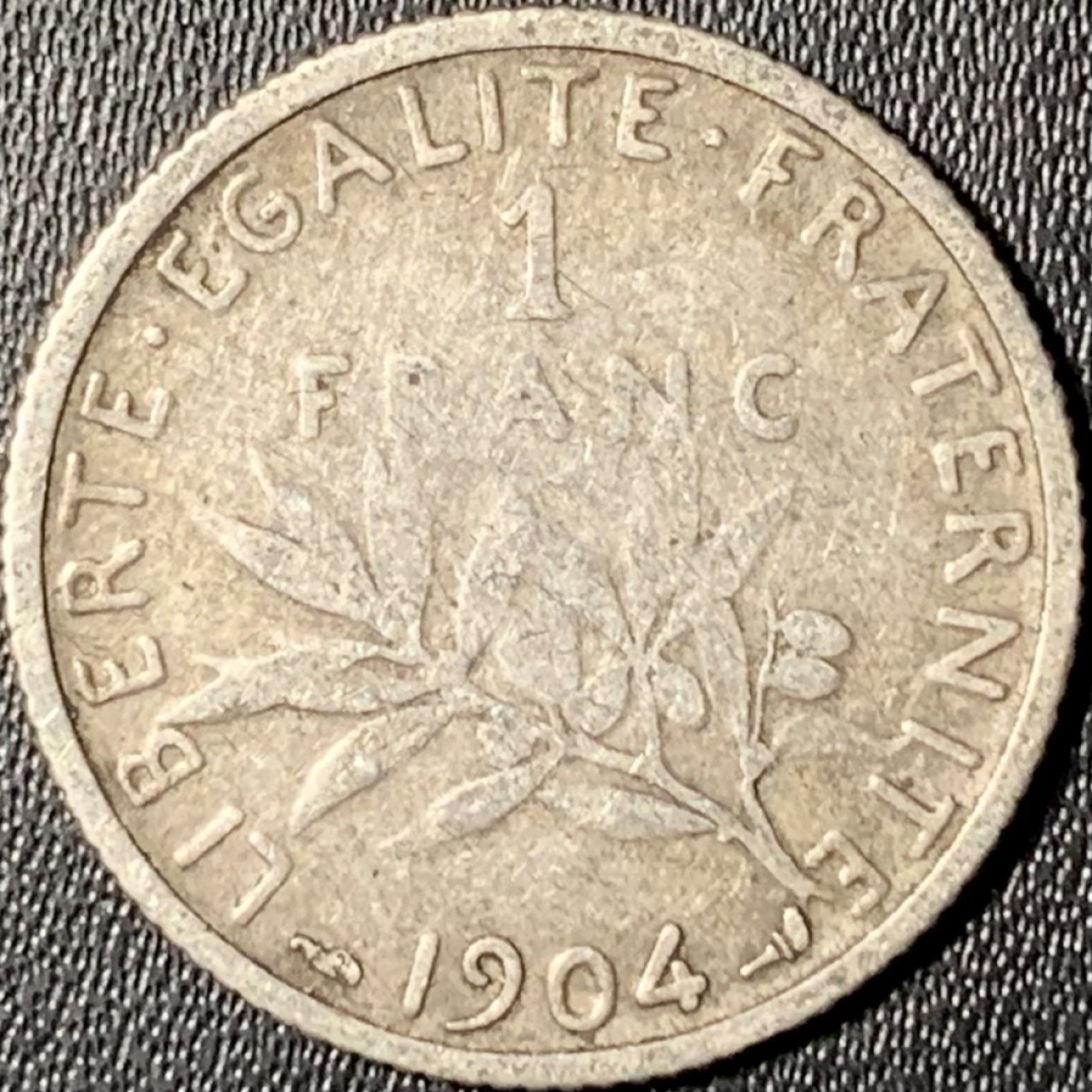 紫瑗钱币——第268期拍卖 法国 1904年 播种女神 1法郎 5克 0.835银