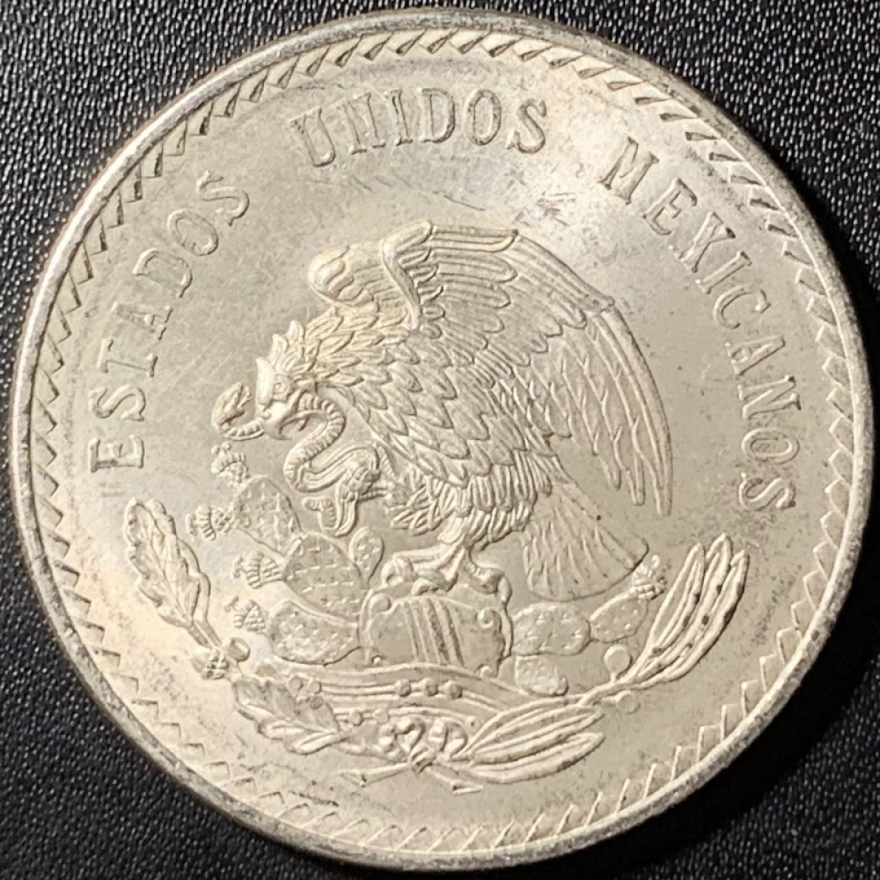 紫瑗钱币——第285期拍卖 墨西哥 1948年 印第安人 5比索 30克 0.9银 UNC