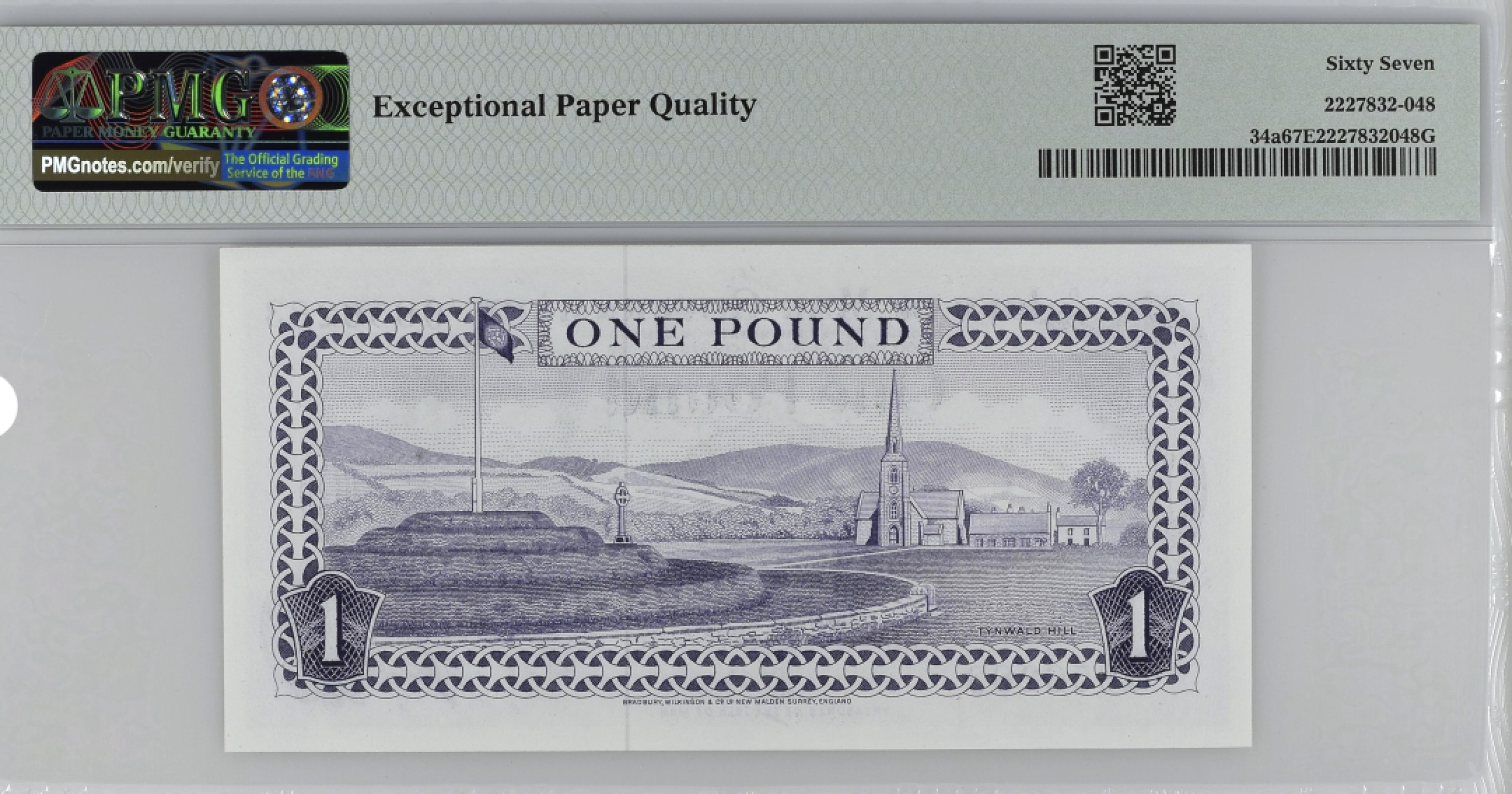 《张总收藏》99期——外币精品100拍 马恩岛1镑 PMG67E 1979年 无47 冠军分