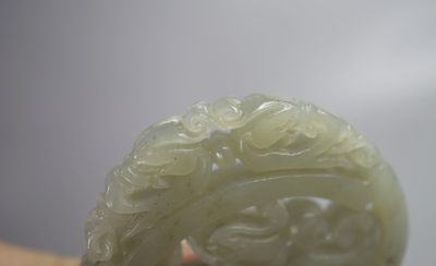 玉石翡翠玛瑙｜拍卖专场 和田玉龙纹镂空配饰