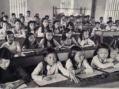 238.【鲸贝乐淘★两拍包邮】三字经·第“亲师友，习礼仪”号拍卖 【中国代印★越南🇻🇳】1968年1盾，南方解放阵线，PMG63分