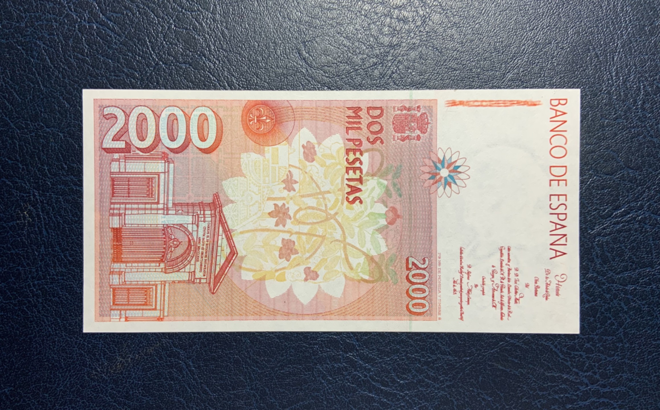 收藏联盟Quantum Auction 第256期拍卖  西班牙1997年2000比塞塔 品相UNC 角微瑕 首发1A冠
