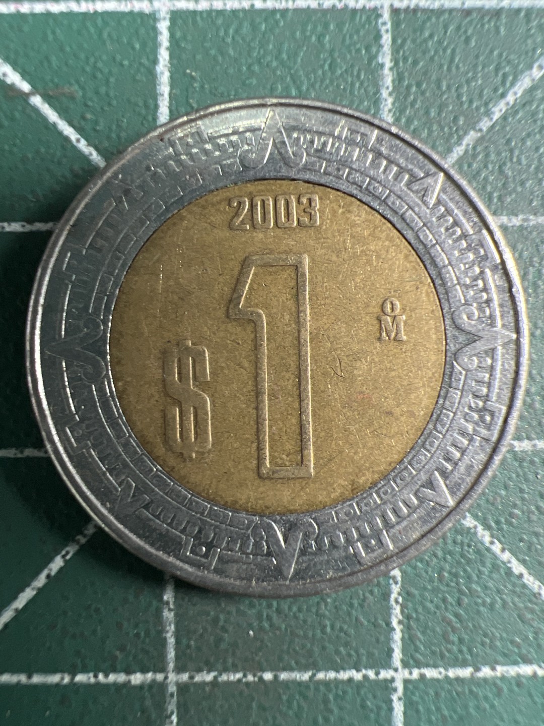 泡泡堂微拍第207幕硬币捡漏可累计专场👿👿，累计满二十元包邮，接受代拍业务 墨西哥一比索