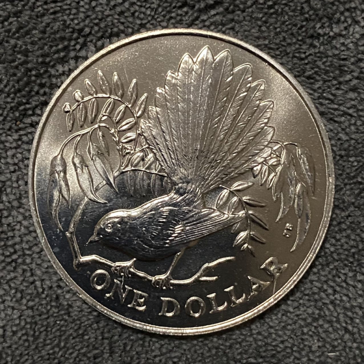 小葵钱铺 散币专场 第10期 新西兰1980年扇尾鸽克朗币