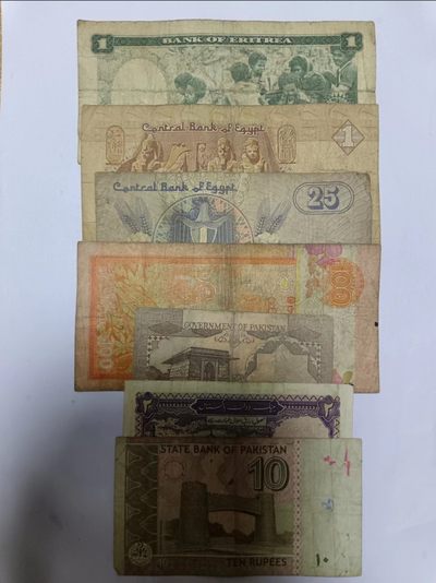 【20230506】非全新纸币第二十场 - 亚非国家纸币