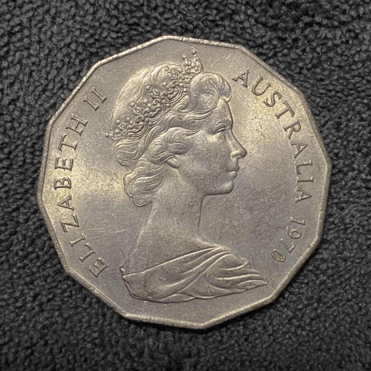 小葵钱铺 散币专场 第10期 澳大利亚1970年库克船长发现澳洲大陆200周年50分纪念币