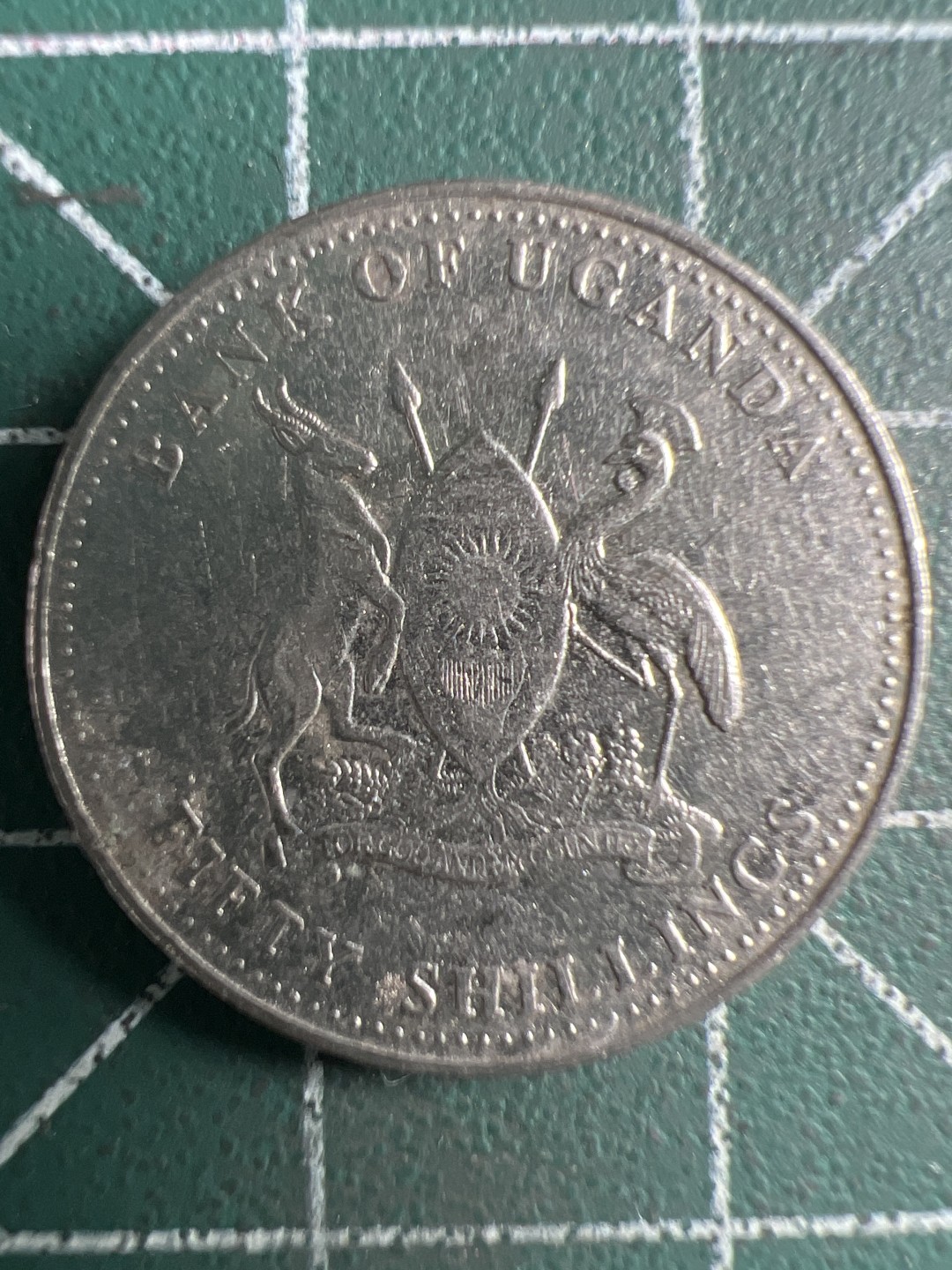 泡泡堂第306期  世界硬币 （无押金，捡漏，全场20包邮，偏远地区除外，接收代拍业务） 乌干达50先令