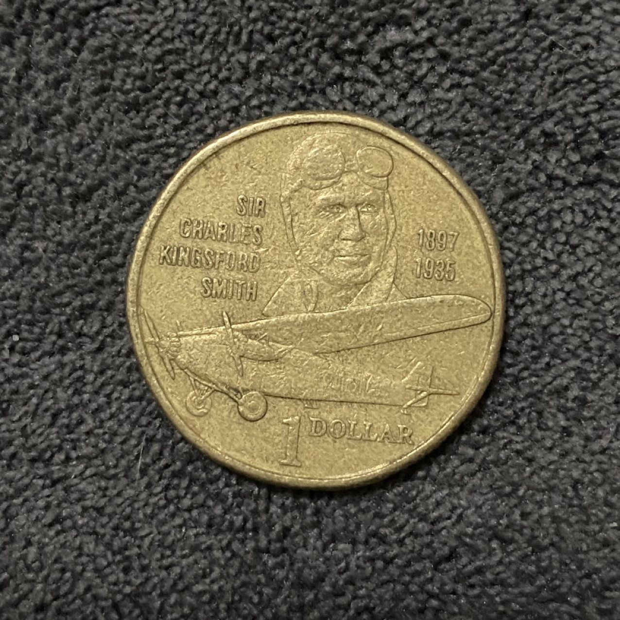 小葵钱铺 散币专场 第10期 澳大利亚1997年飞行家查尔斯史密斯诞辰百年纪念币