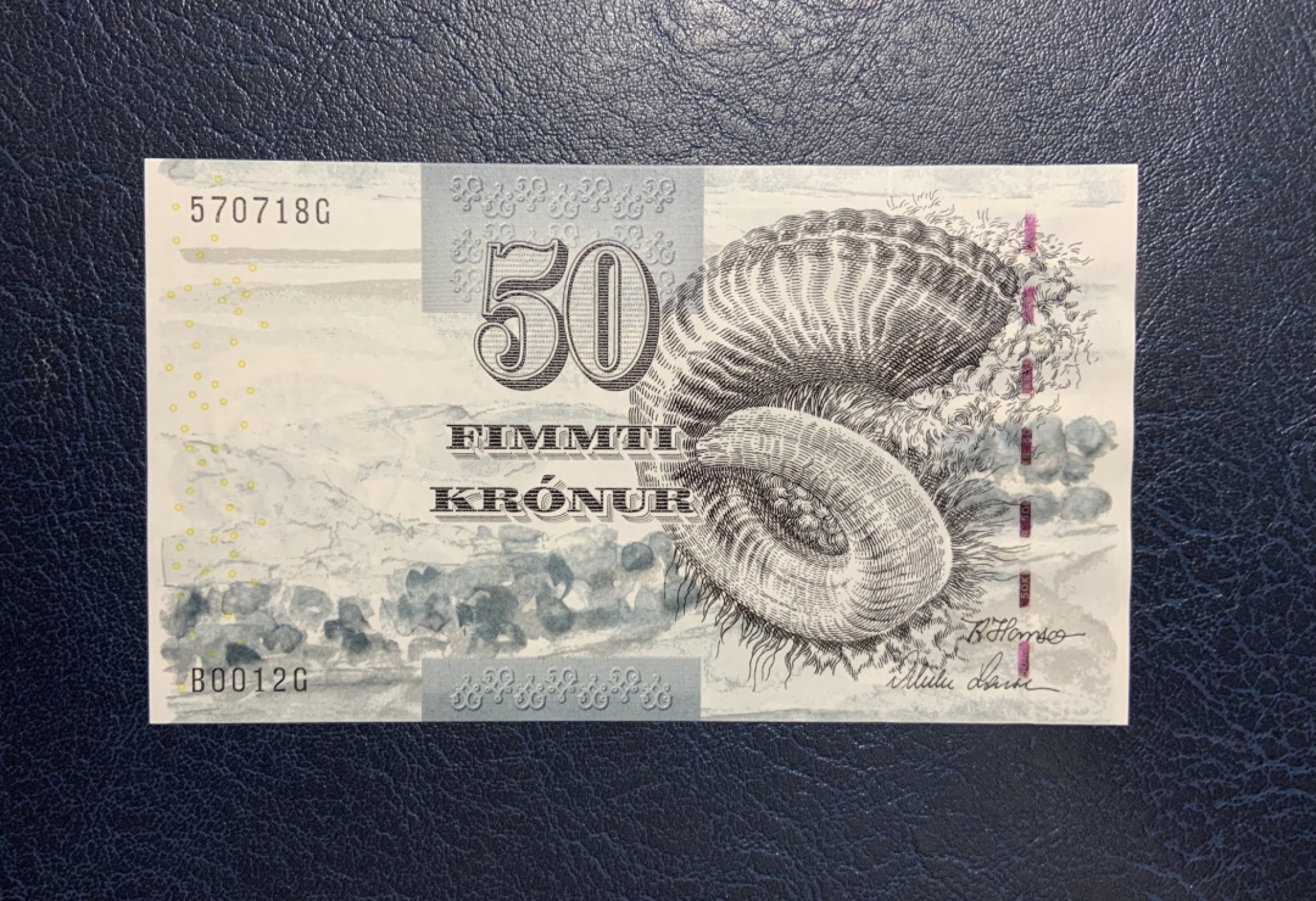 收藏联盟Quantum Auction 第257期拍卖  法罗群岛2003年50克朗 品相全新UNC 初版细线