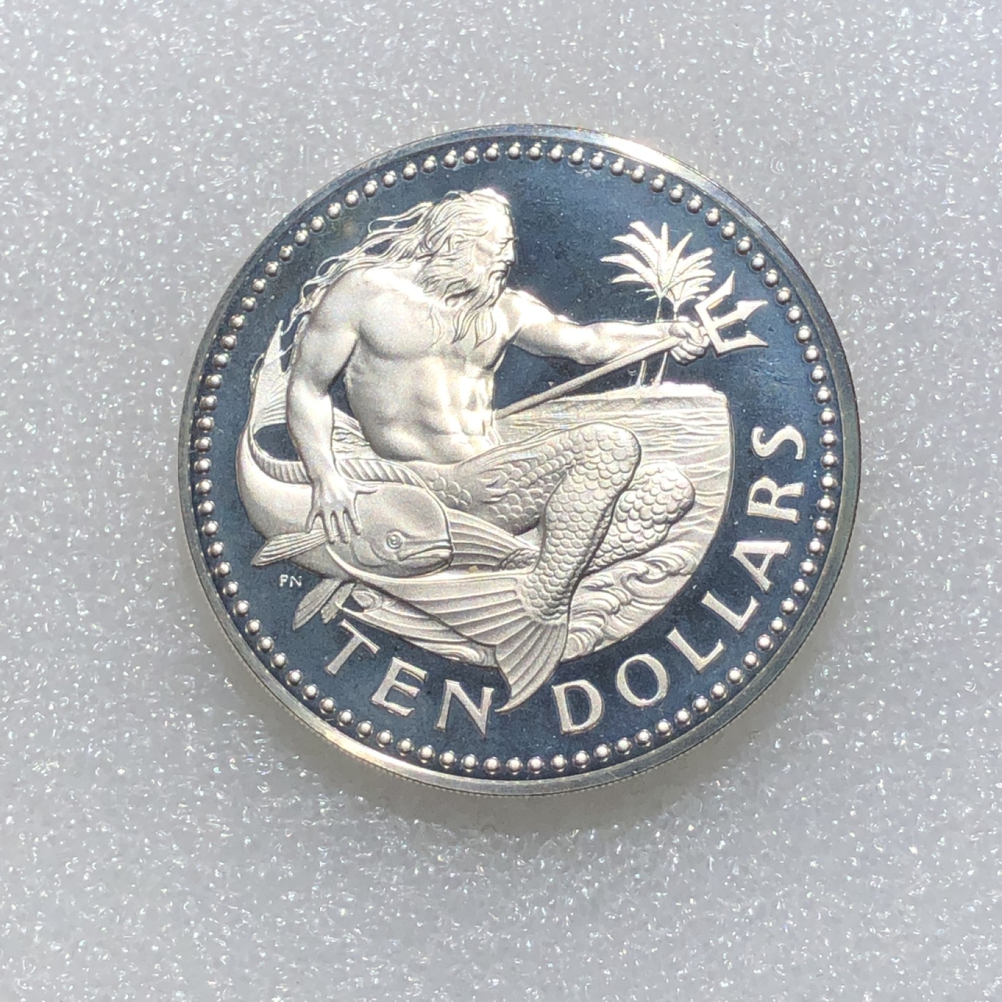 环球钱币第003场 92.5%银海神波塞冬巴巴多斯银币