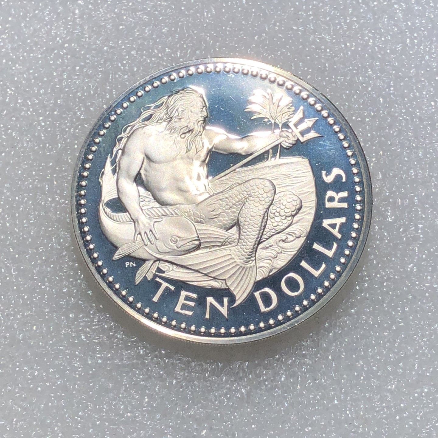 环球钱币第003场 92.5%银海神波塞冬巴巴多斯银币