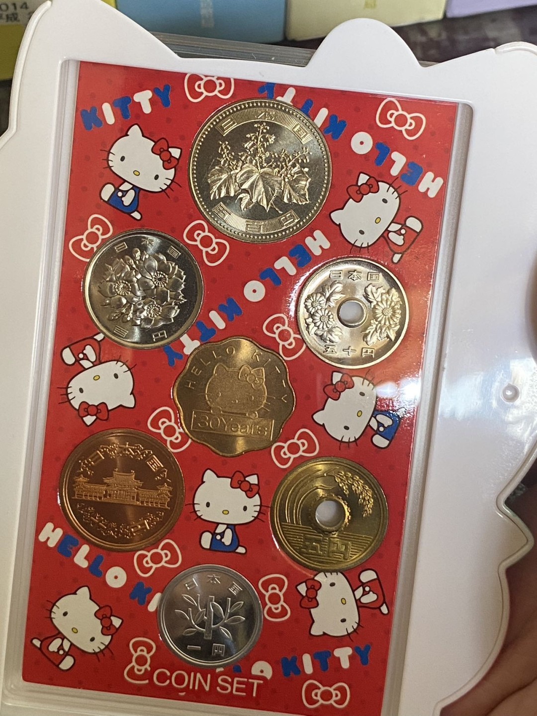 小葵钱铺 散币专场 第10期 日本2004年HelloKitty凯蒂猫纪念套币