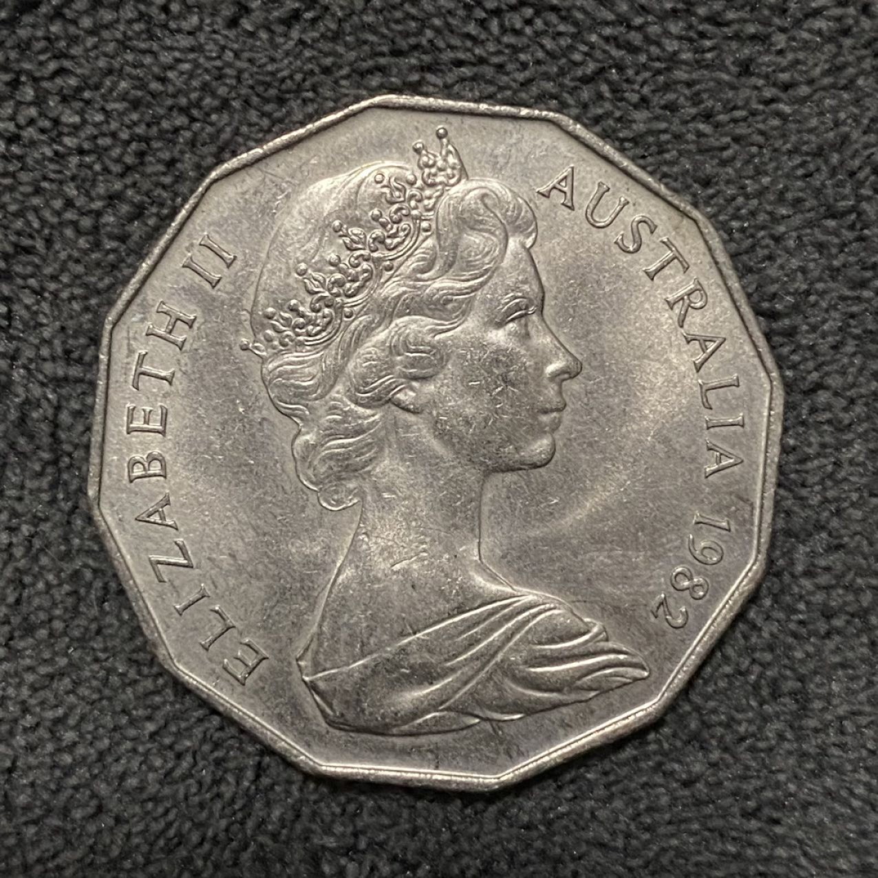 小葵钱铺 散币专场 第10期 澳大利亚1982年第12届英联邦运动会50分纪念币