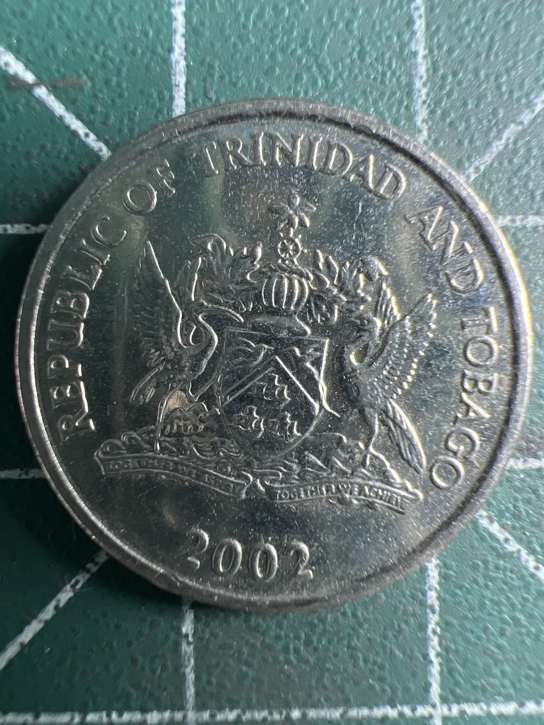 泡泡堂第306期  世界硬币 （无押金，捡漏，全场20包邮，偏远地区除外，接收代拍业务） 特立尼达和多巴哥25分