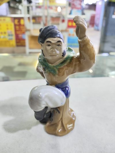 爱淘收藏第27期，杂件 - 正宗石湾陶公仔，西游记人物孙悟空