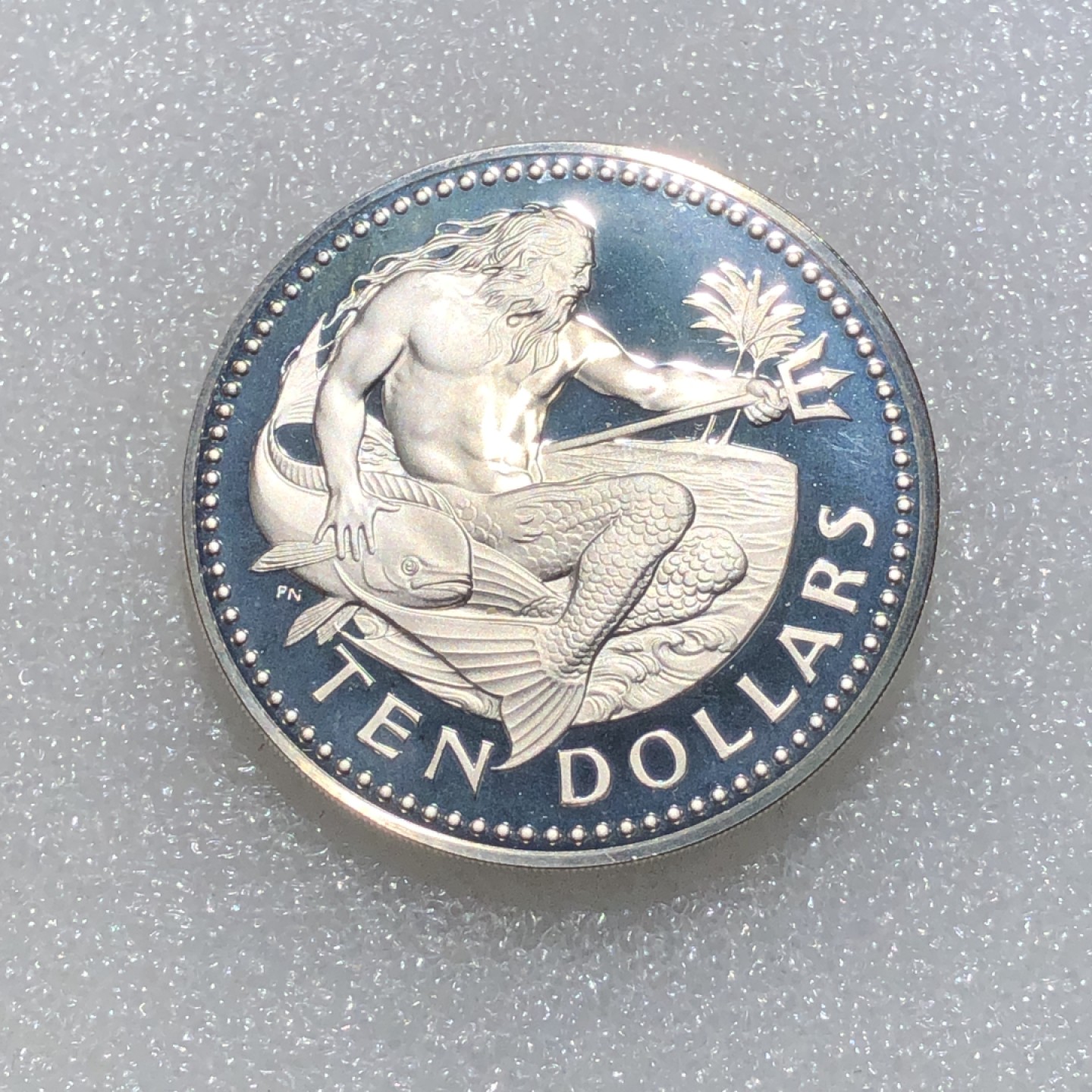 环球钱币第003场 92.5%银海神波塞冬巴巴多斯银币