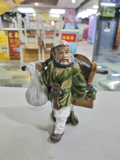 爱淘收藏第27期，杂件 - 正宗石湾陶公仔，西游记人物孙悟空