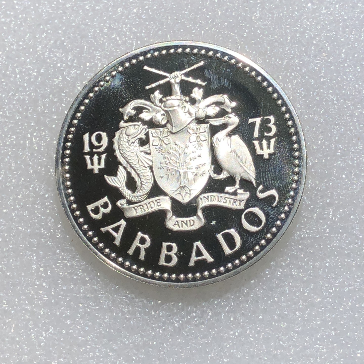 环球钱币第003场 92.5%银海神波塞冬巴巴多斯银币