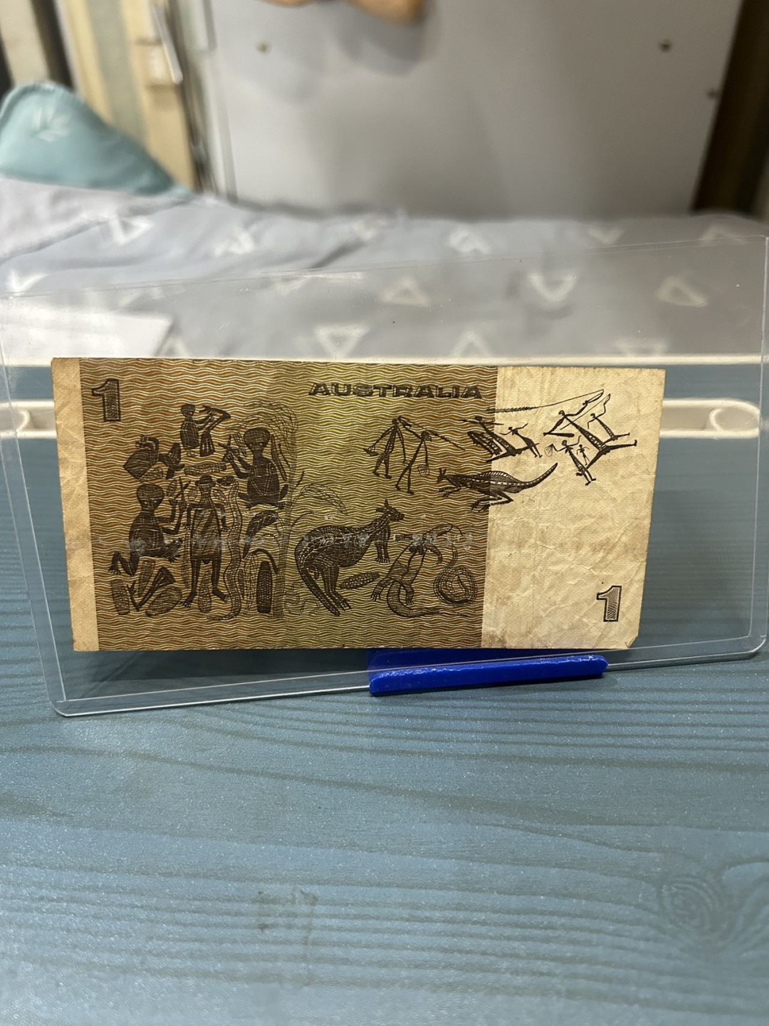 【8个洞收藏】第11场★0押0起一件包邮★纸币专场 澳大利亚1元 纸币  冠号440243