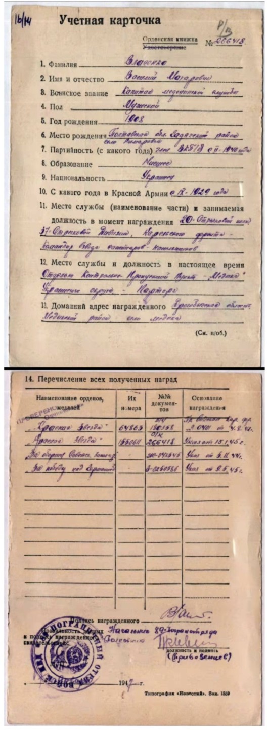 大猫徽章拍卖第223期 苏联红星勋章2⃣️ 早期台式版 档案齐全 