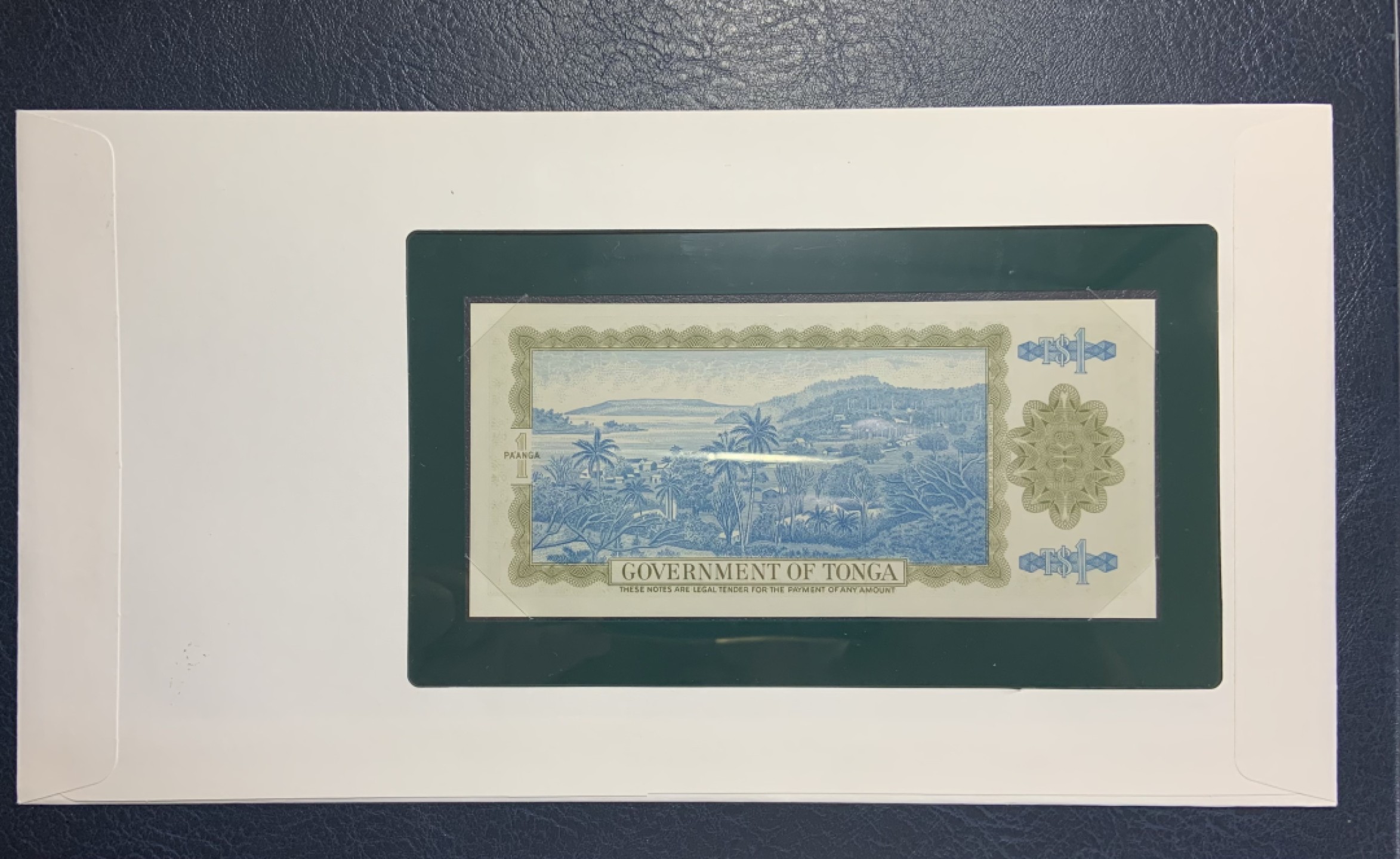 收藏联盟Quantum Auction 第257期拍卖  汤加1982年1潘加富兰克林邮币封 品相UNC