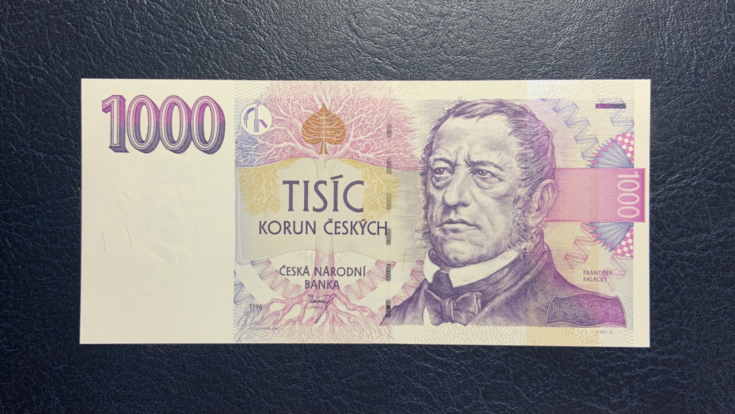 收藏联盟Quantum Auction 第257期拍卖  捷克1996年1000克朗 品相全新UNC 早期年份