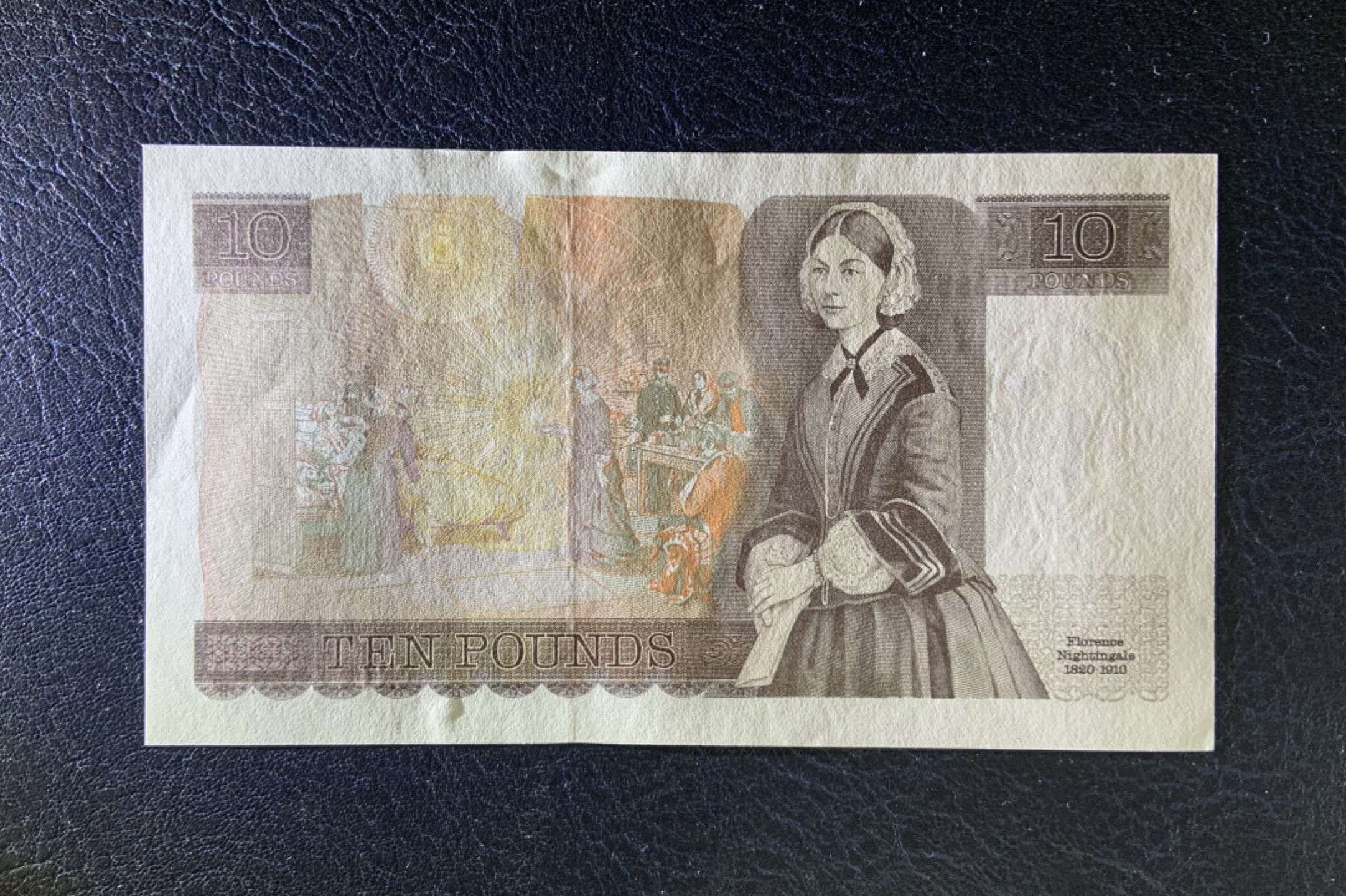 收藏联盟Quantum Auction 第257期拍卖  英国1981-88年10镑 品相UNC-  近代护理学奠基人 南丁格尔