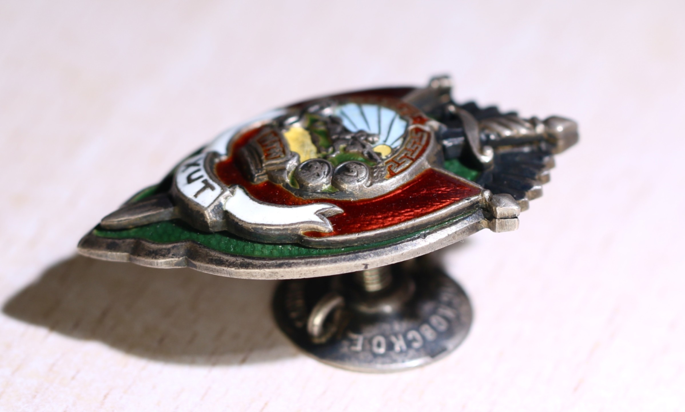 大猫徽章拍卖第223期  蒙古🇲🇳内务部荣誉证章 银质全品