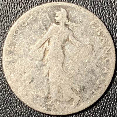 紫瑗钱币——第269期拍卖 - 法国 1901年 播种女神 50分 2.5克 0.835银