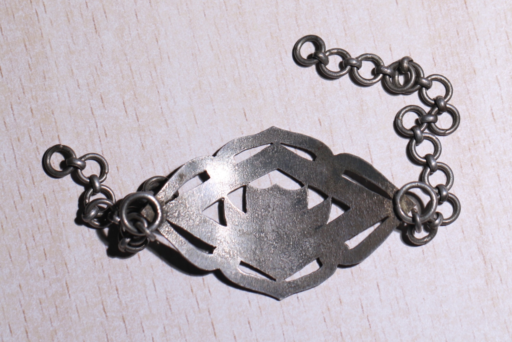 大猫徽章拍卖第223期 中缅印战区 CBI 银质手链