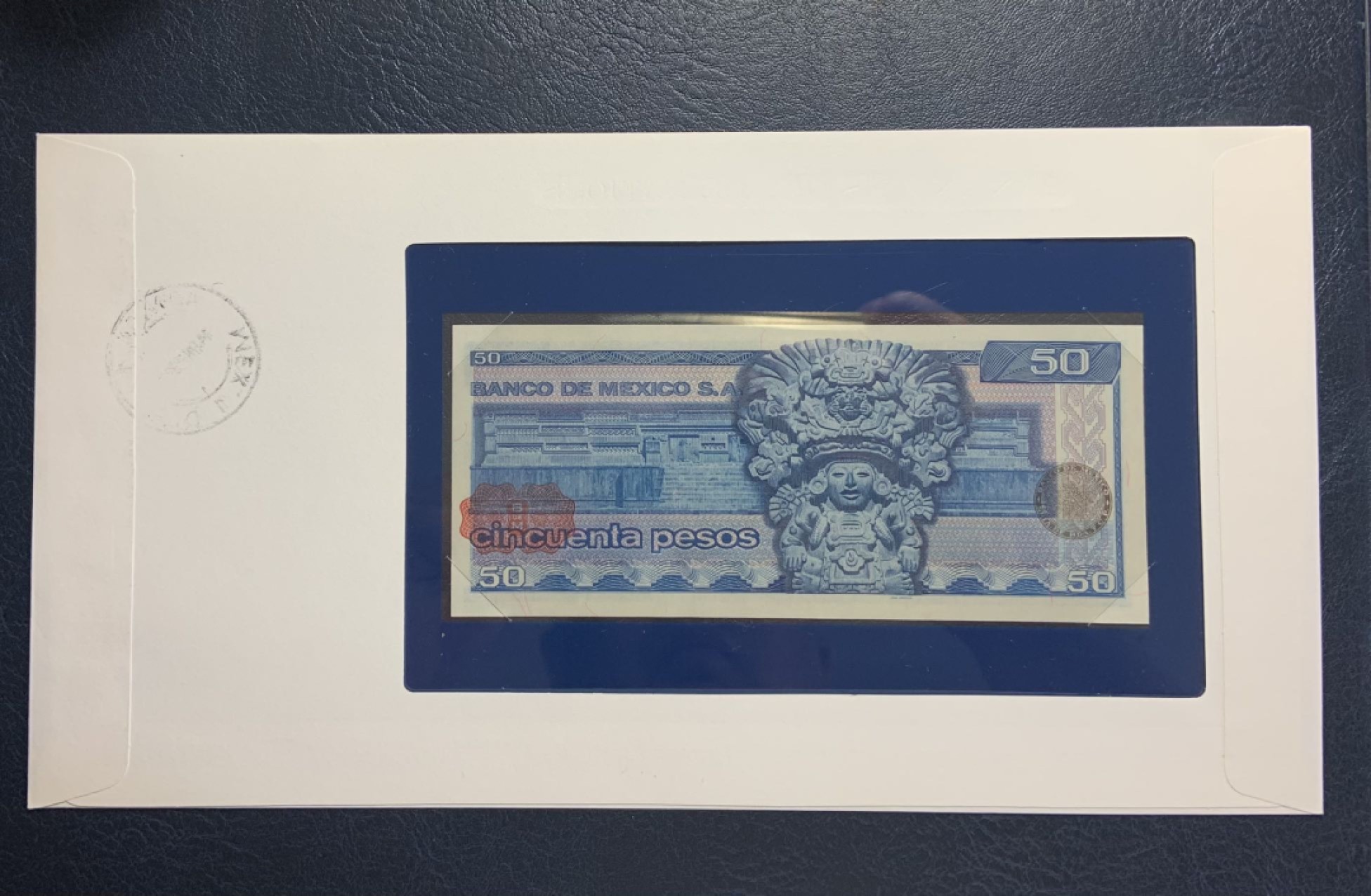 收藏联盟Quantum Auction 第257期拍卖  墨西哥1973年50比索和尼加拉瓜1969年1科罗巴富兰克林邮币封 品相UNC