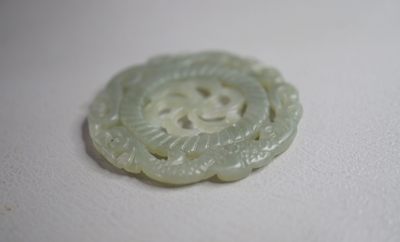 玉石翡翠玛瑙｜拍卖专场 和田玉龙凤镂空配饰