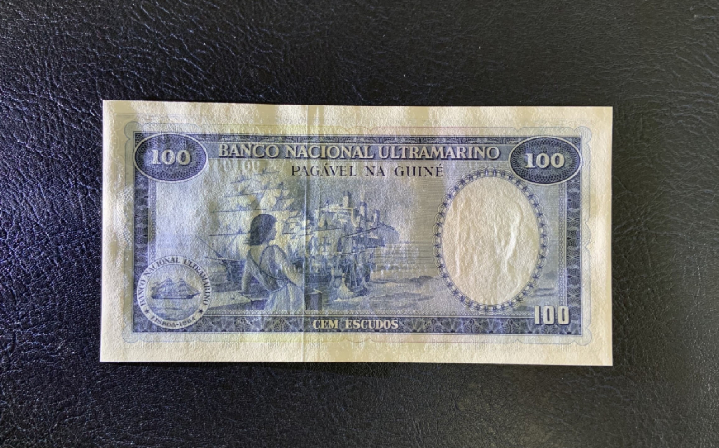 收藏联盟Quantum Auction 第257期拍卖  葡属几内亚1971年100埃斯库多 品相UNC (金属线旁的轻微软折为原始工艺原因，pmg67也有)