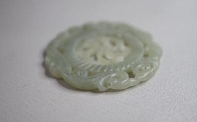 玉石翡翠玛瑙｜拍卖专场 和田玉龙凤镂空配饰