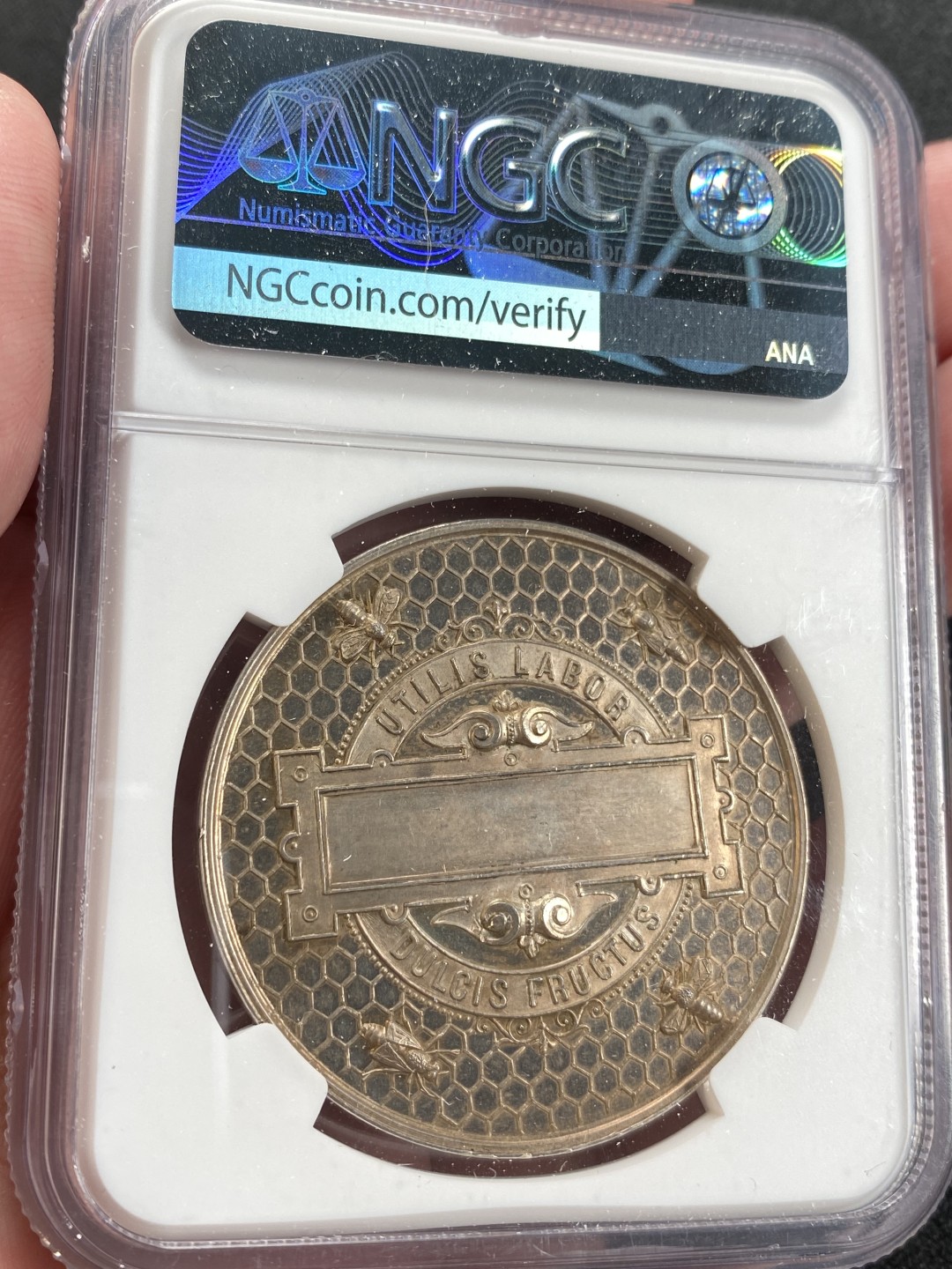 万国钱币拍卖第008期（慕尼黑2T之夜） NGC MS61 奥地利养蜂协会银章，精美至极