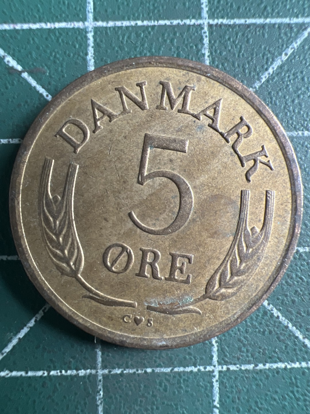 泡泡堂第309期  世界硬币邮票 （无押金，捡漏，全场20包邮，偏远地区除外，接收代拍业务） 丹麦5欧尔