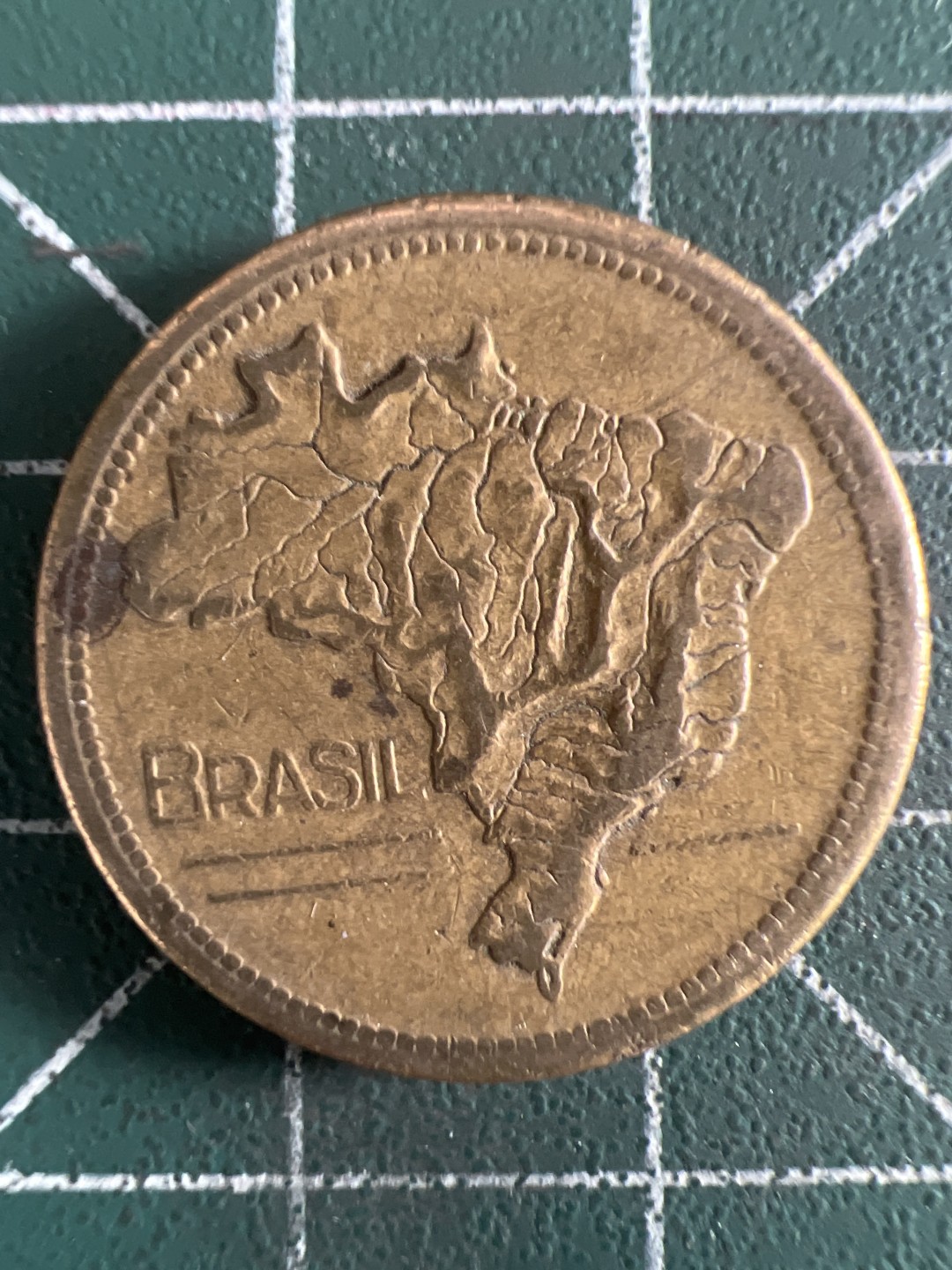 泡泡堂第308期  世界硬币 （无押金，捡漏，全场20包邮，偏远地区除外，接收代拍业务） 巴西1克鲁塞罗