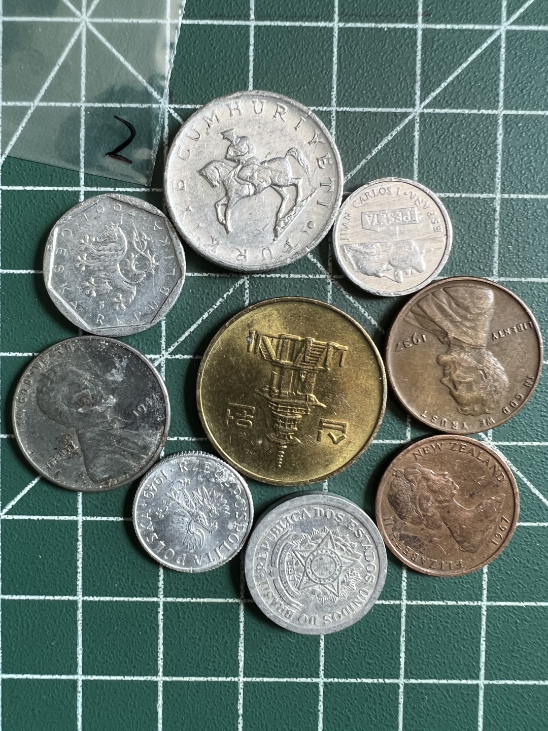 泡泡堂第307期  世界硬币 （无押金，捡漏，全场20包邮，偏远地区除外，接收代拍业务） 硬币一袋2