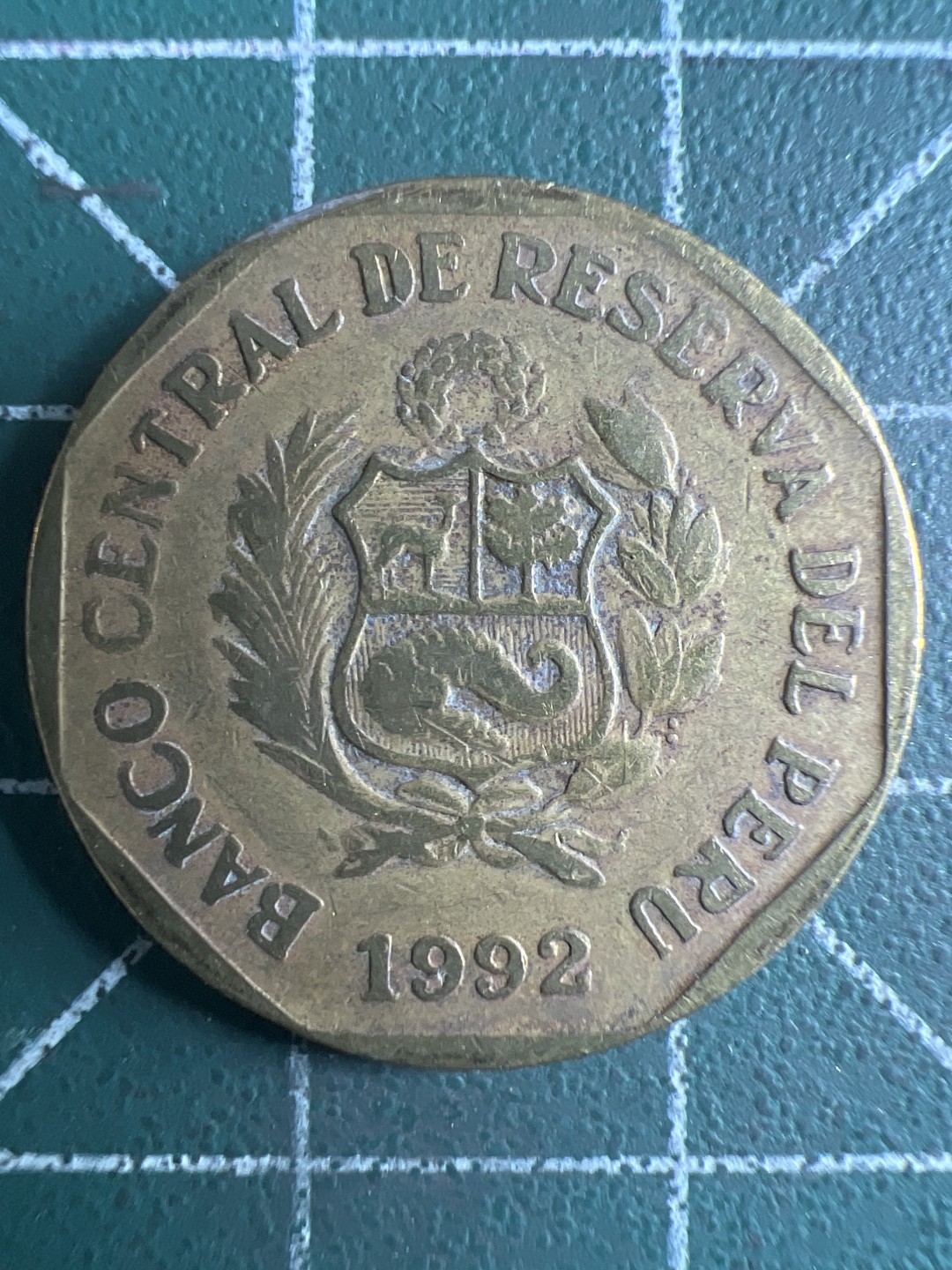 泡泡堂第326期  世界硬币 （无押金，捡漏，全场20包邮，偏远地区除外，接收代拍业务） 秘鲁20分