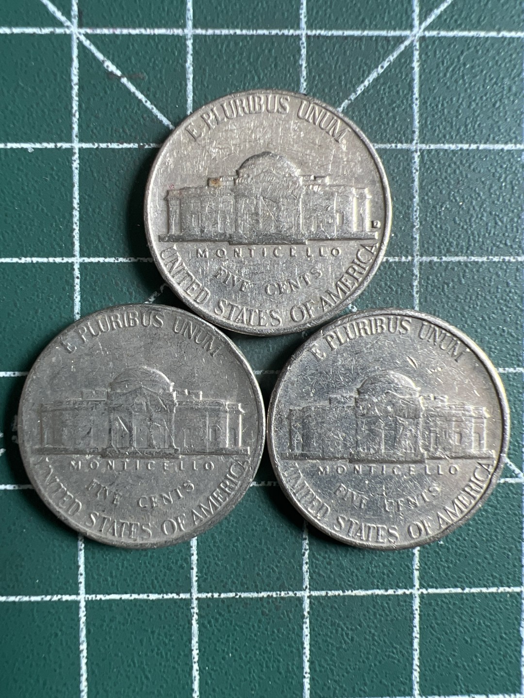 泡泡堂第309期  世界硬币邮票 （无押金，捡漏，全场20包邮，偏远地区除外，接收代拍业务） 五美分三枚