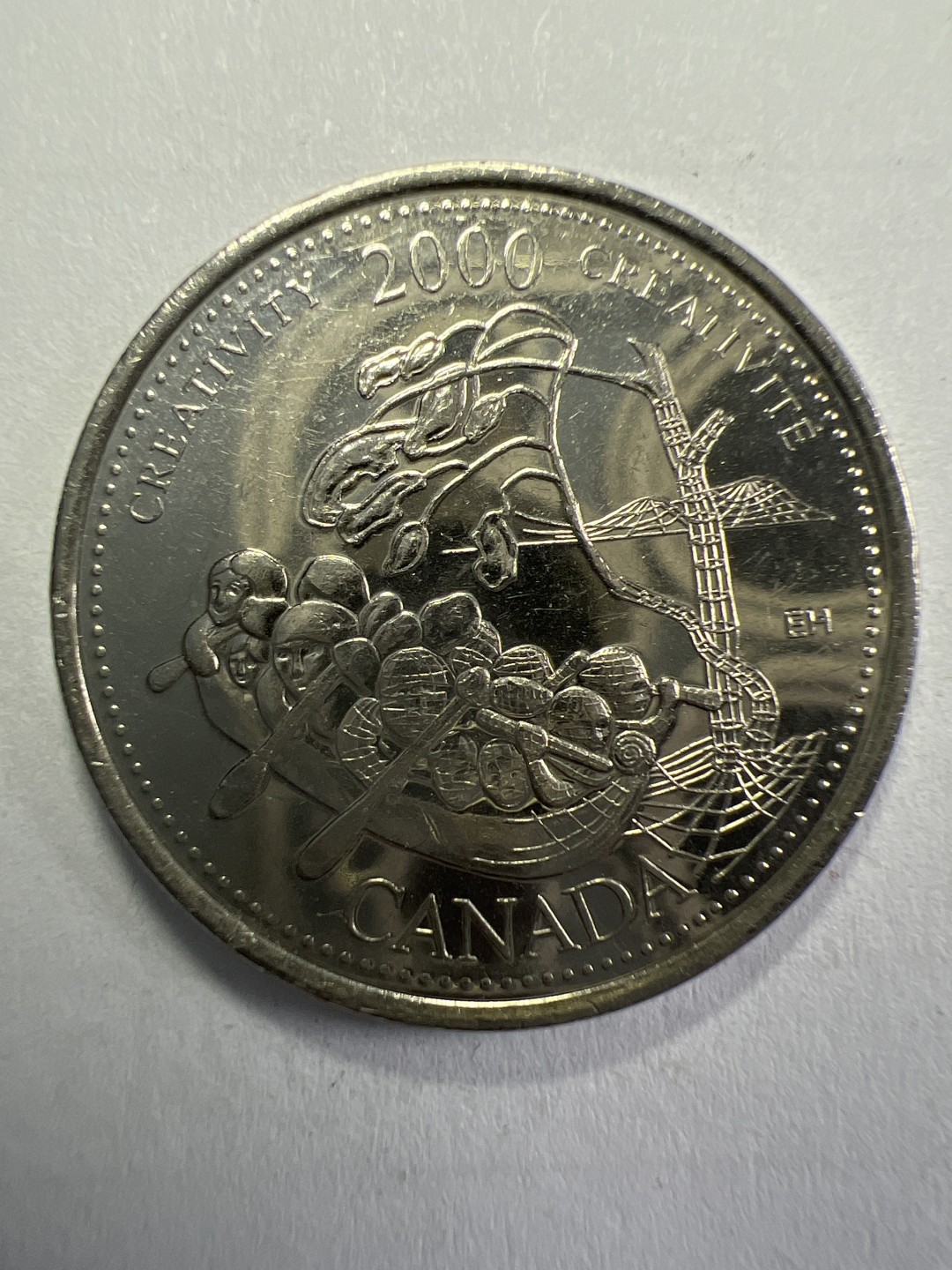 泡泡堂微拍第157幕硬币捡漏可累计专场👿👿，累计满二十元包邮，接受代拍业务 加拿大25分纪念币