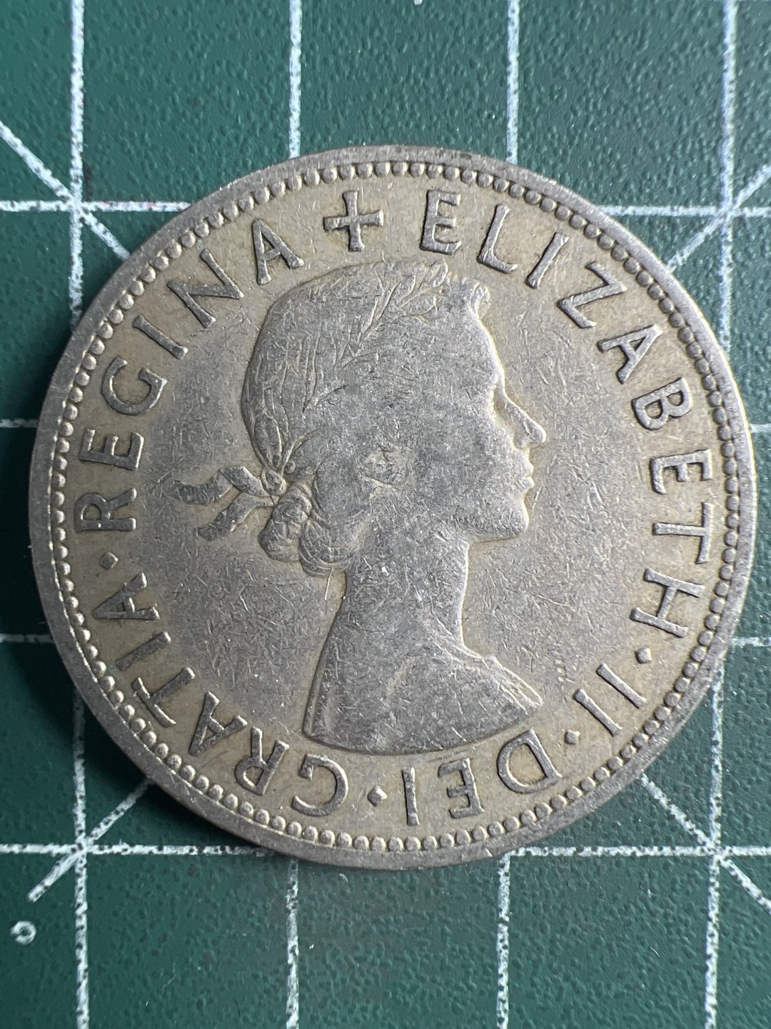 泡泡堂微拍第154幕硬币捡漏可累计专场👿👿，累计满二十元包邮，接受代拍业务 伊丽莎白半克朗1954年