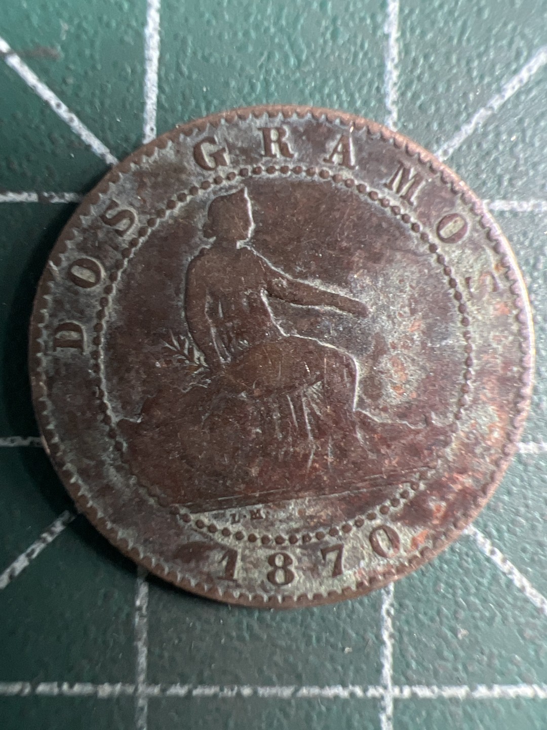 泡泡堂微拍第152幕硬币捡漏可累计专场👿👿，累计满二十元包邮，接受代拍业务 西班牙2分铜币