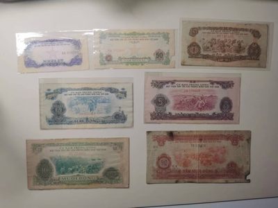 238.【鲸贝乐淘★两拍包邮】三字经·第“亲师友，习礼仪”号拍卖 【中国代印★越南🇻🇳全套】1968年南方解放阵线，全套8张，流通品相如图