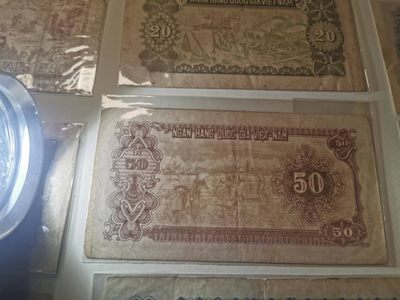 238.【鲸贝乐淘★两拍包邮】三字经·第“亲师友，习礼仪”号拍卖 【中国代印★越南🇻🇳大珍品】1951年越南大全套缺绿色200盾，其余11张，稀有难得珍稀藏品，同中国第一版人民币，流通品相如图所示